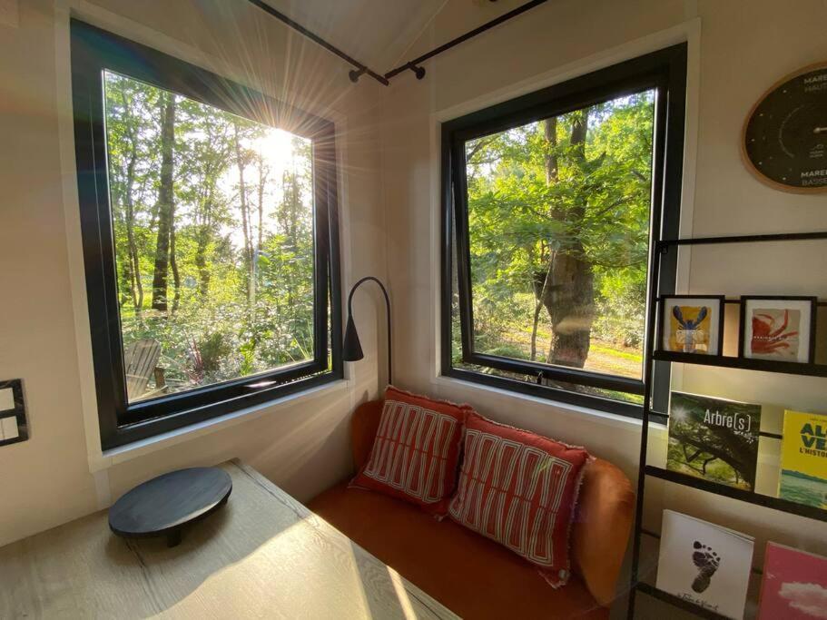 Tiny House Sur Terrain Boise A 10 Mn De La Mer Férel 외부 사진