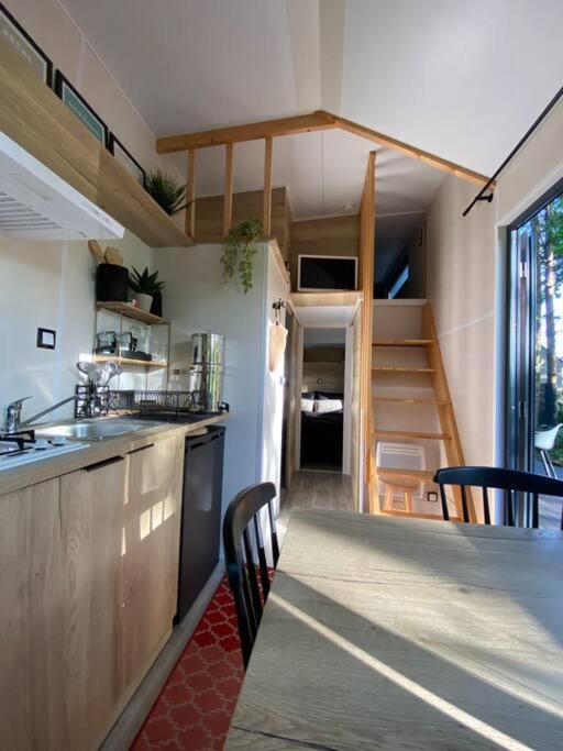 Tiny House Sur Terrain Boise A 10 Mn De La Mer Férel 외부 사진